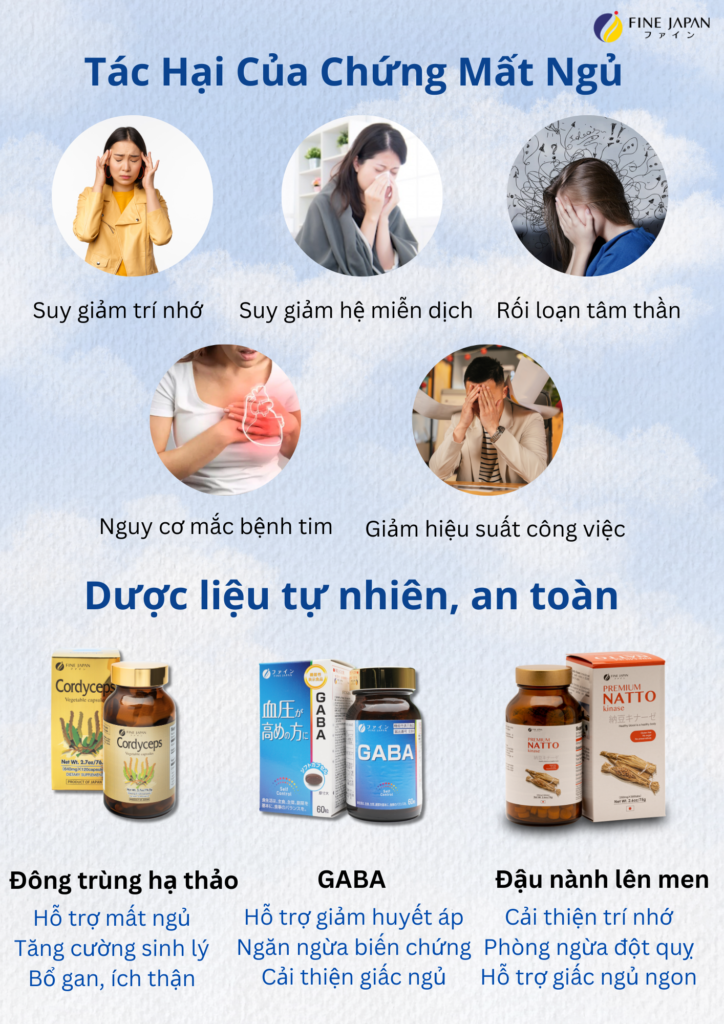 Nguy hiểm của bệnh mất ngủ