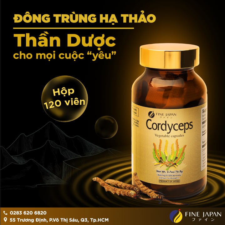 Công dụng tuyệt vời của Đông trùng hạ thảo