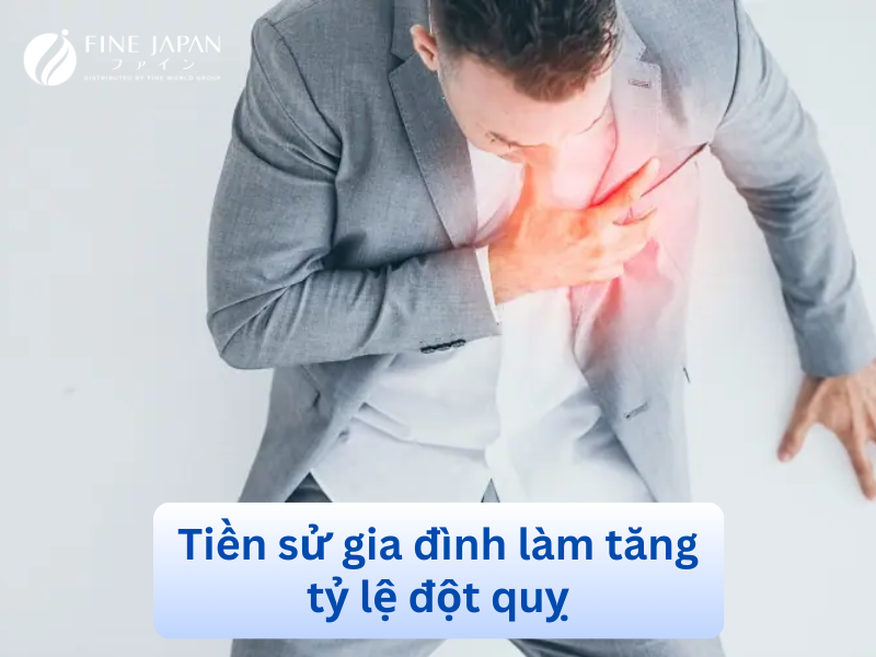 Tiền sử gia đình làm tăng tỷ lệ đột quỵ